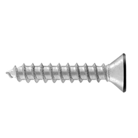 Dendesigns 1.25 in. Wood Screw No. 12, Flat Black - Steel DE2155444